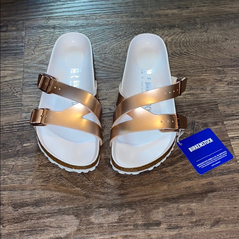 Birkenstock Yao Copper  Birko-Flora size 38 Narrow